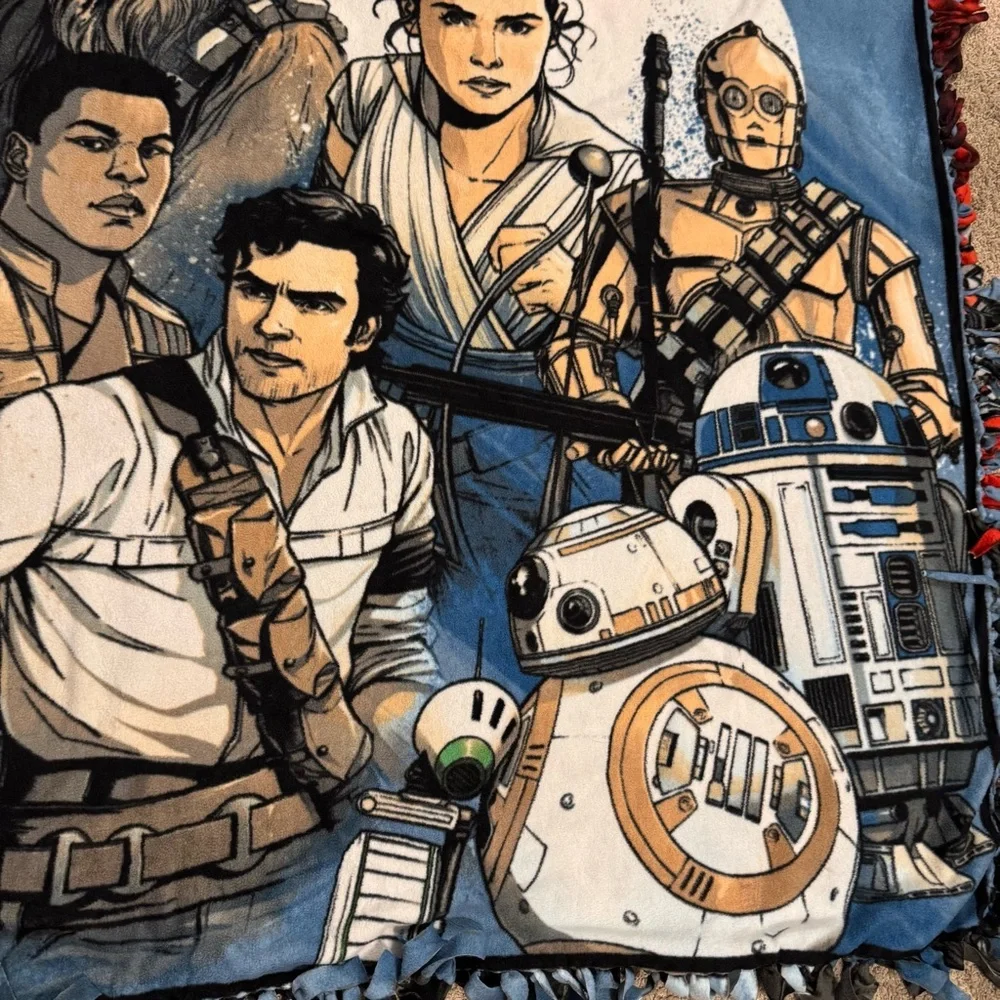 506. Star Wars Character Fleece Blanket (50” x 60”)